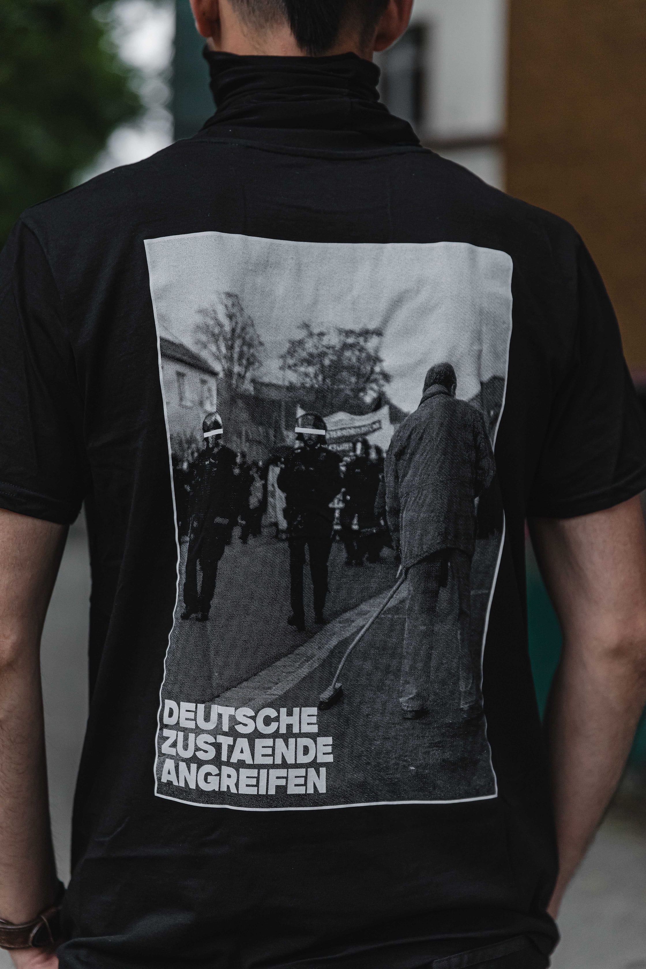 unisex shirt "deutsche zustaende angreifen"