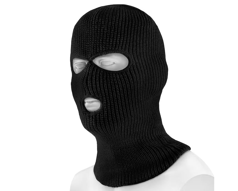 Balaclava 3-Loch, gestrickt