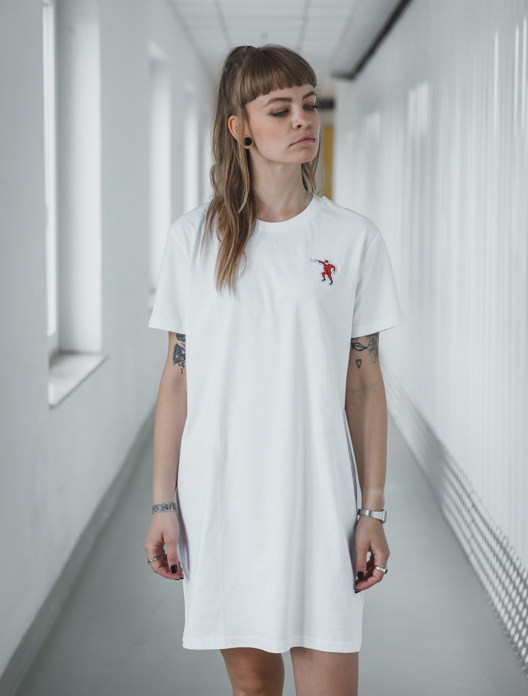 kleid "Dolchstoßer" - white (KNFRNT)