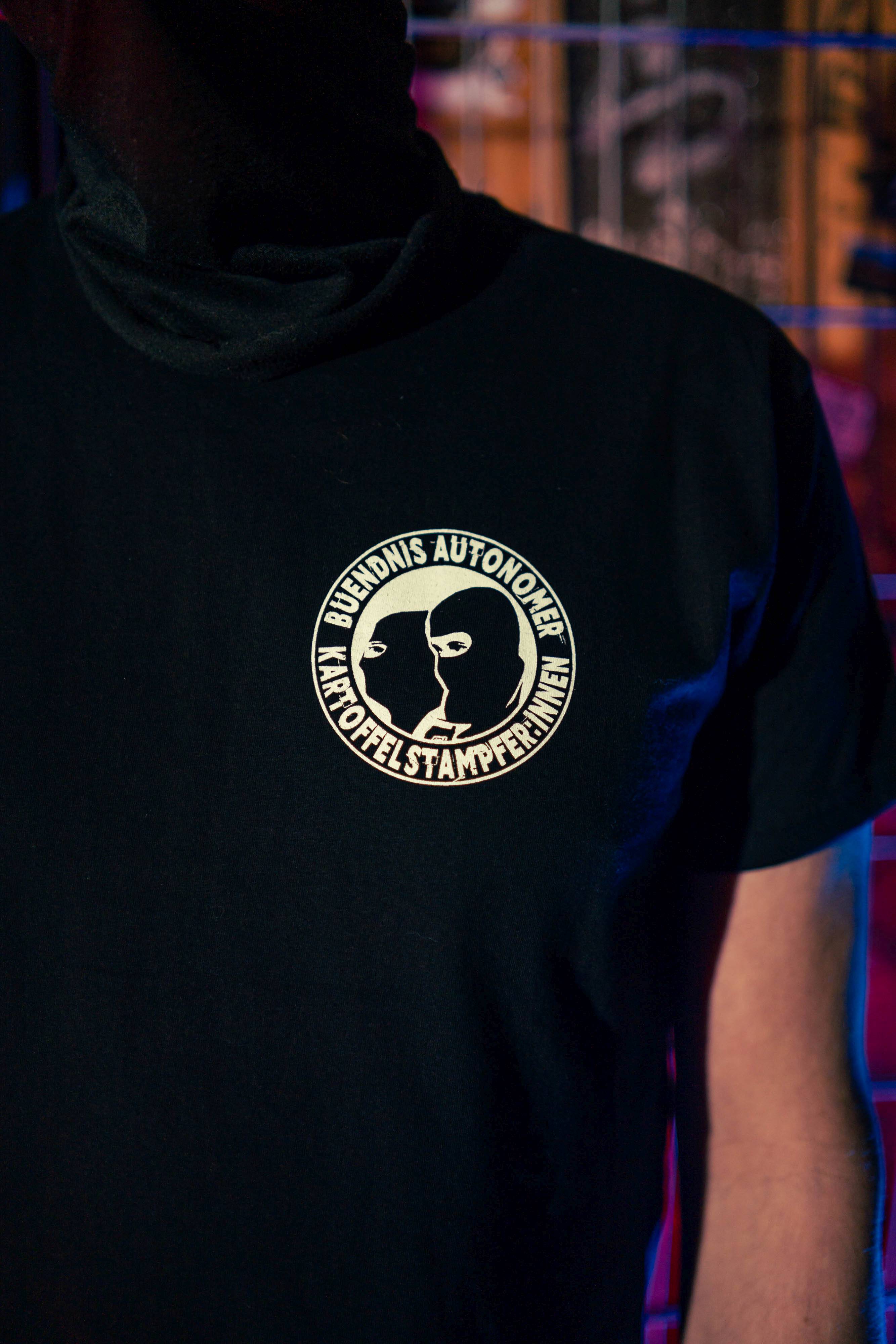 unisex shirt "kartoffeln stampfen"