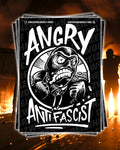 sticker "angry antifascist"