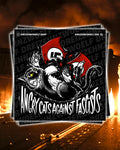 sticker "angry cats against fascists"