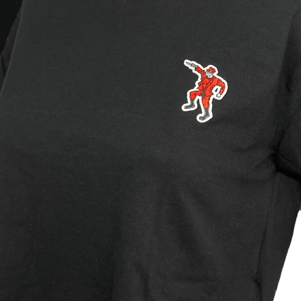 crop-top "Dolchstoßer" - black (KNFRNT)