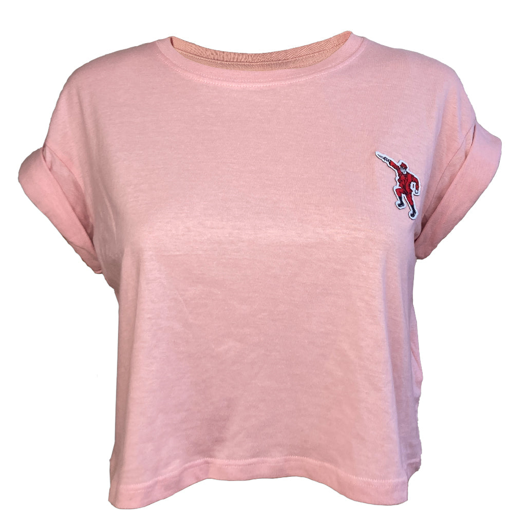 crop-top "Dolchstoßer" - rose (KNFRNT)