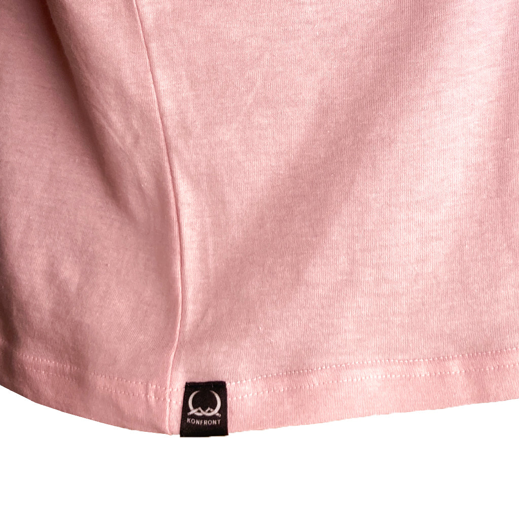 crop-top "Dolchstoßer" - rose (KNFRNT)