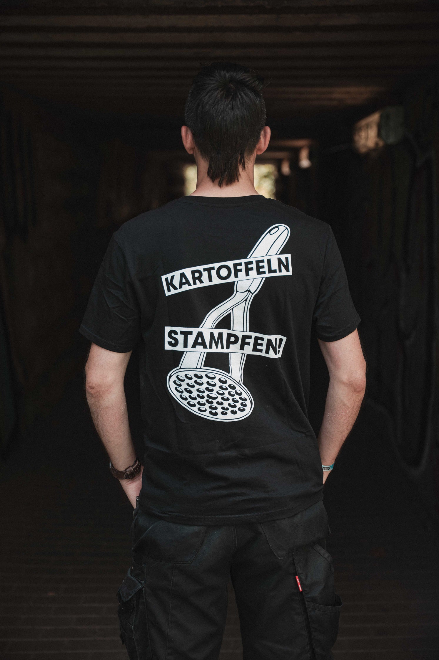 unisex shirt "kartoffeln stampfen"
