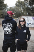 unisex hoodie "kein freund - kein helfer"