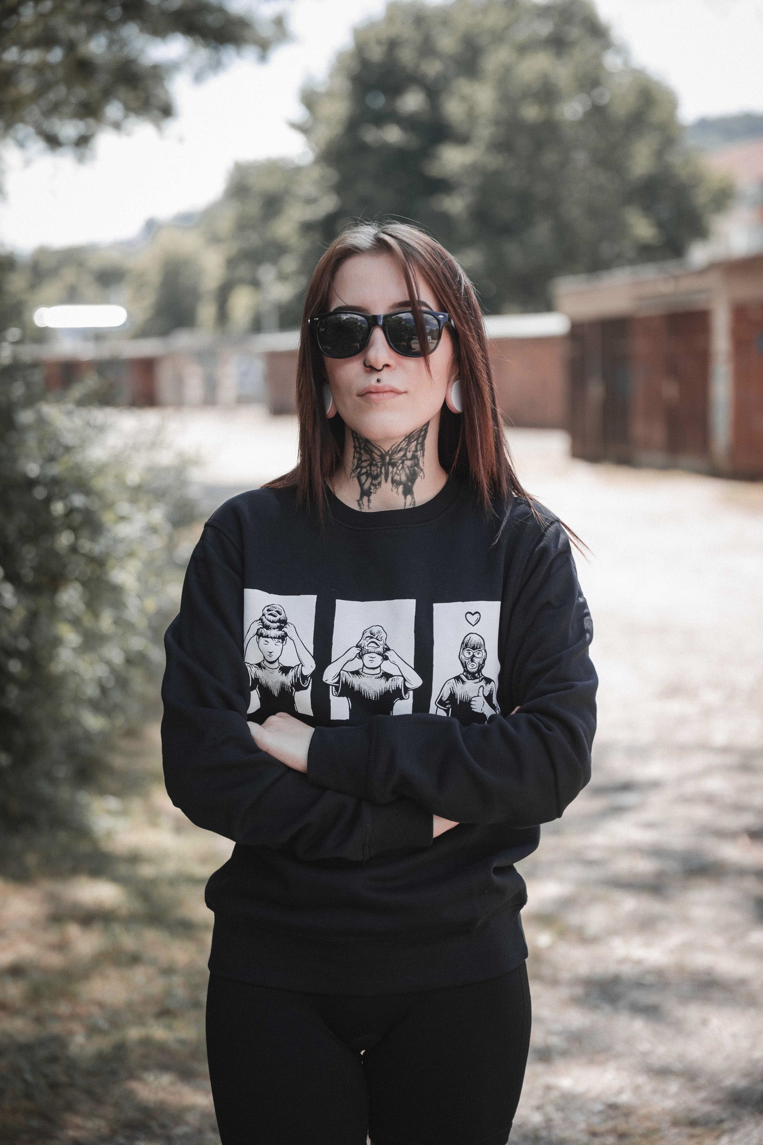 unisex sweater "balaclava"