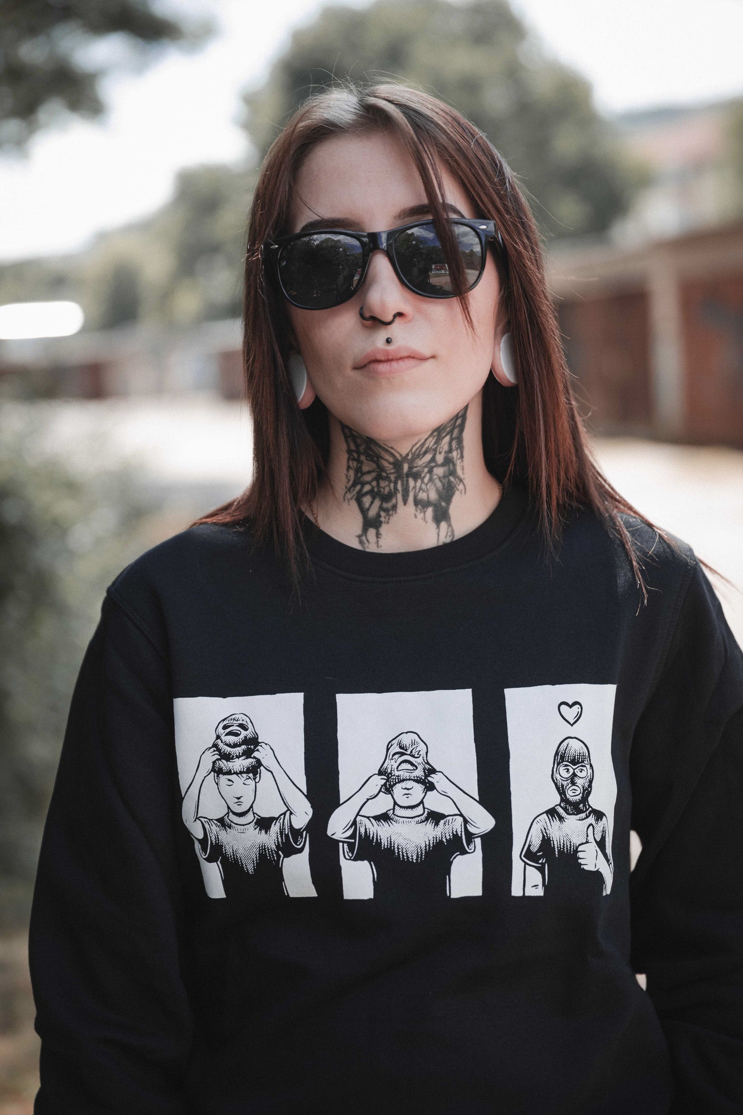 unisex sweater "balaclava"