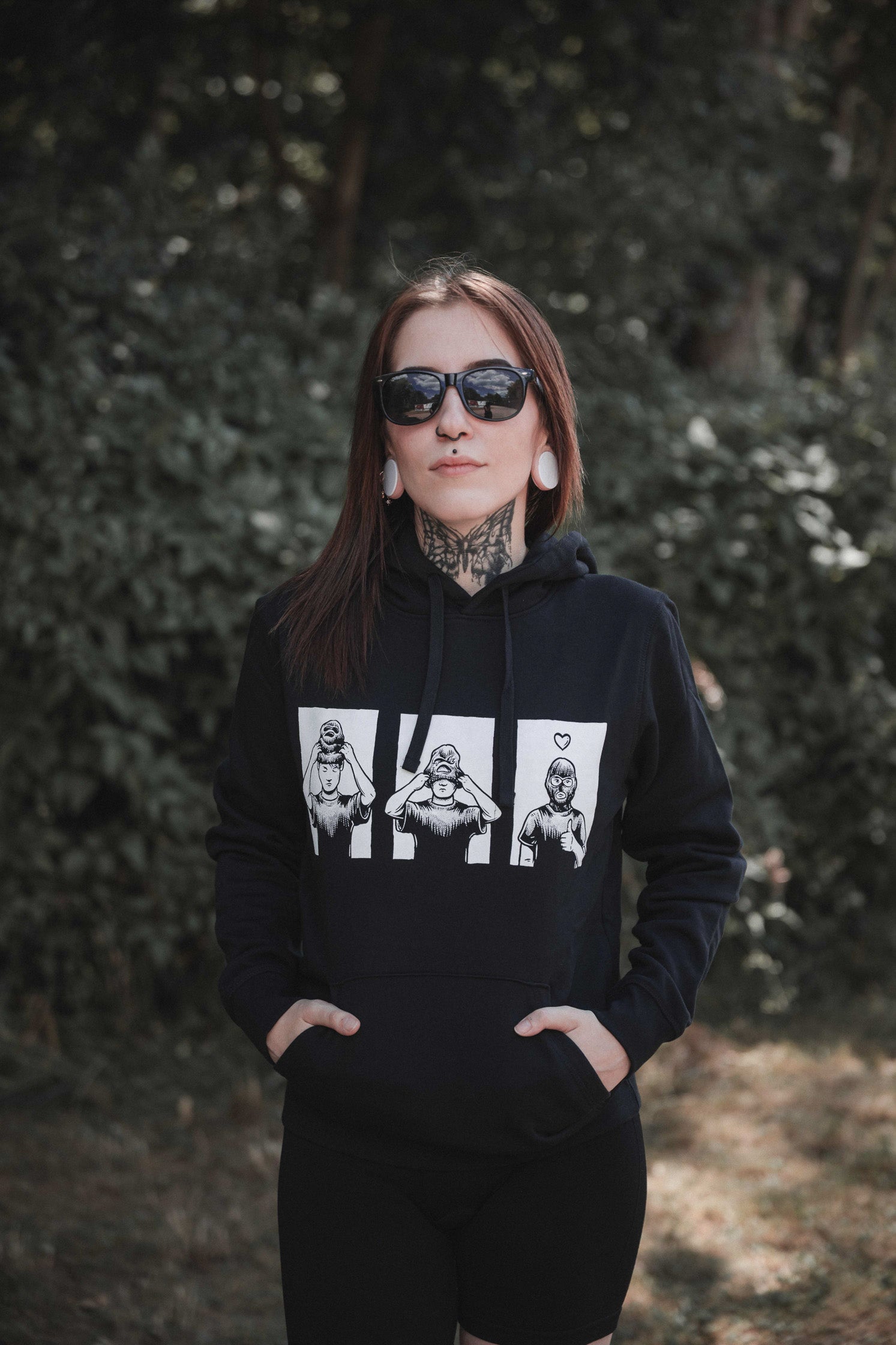 unisex hoodie "balaclava"