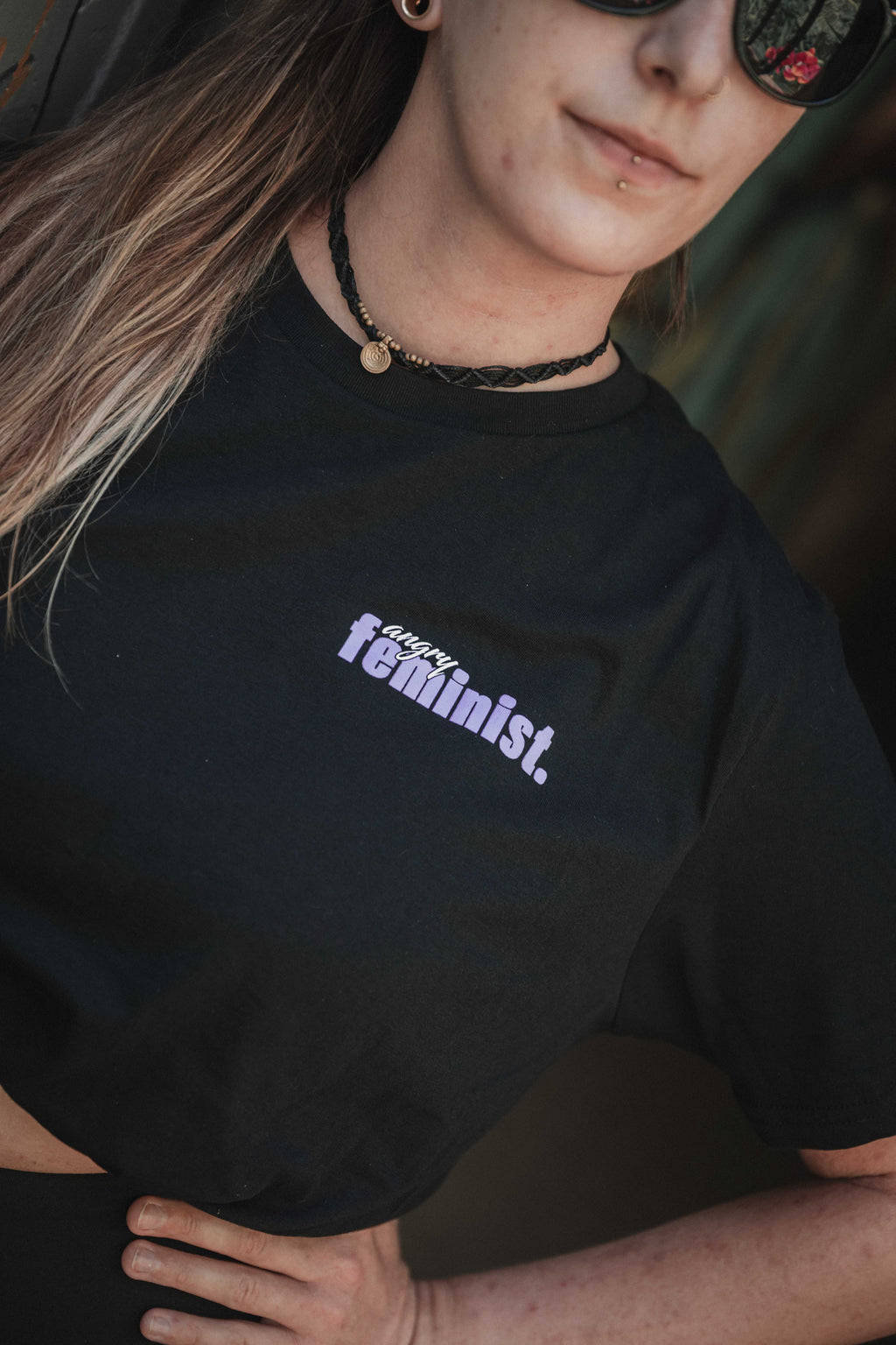 unisex shirt "angry feminist"