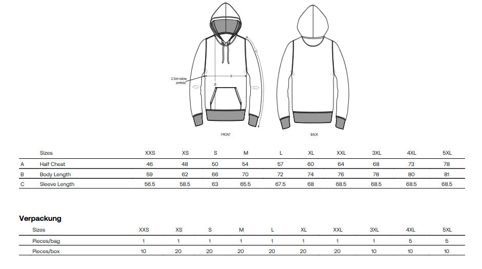 unisex hoodie "kartoffeln stampfen"