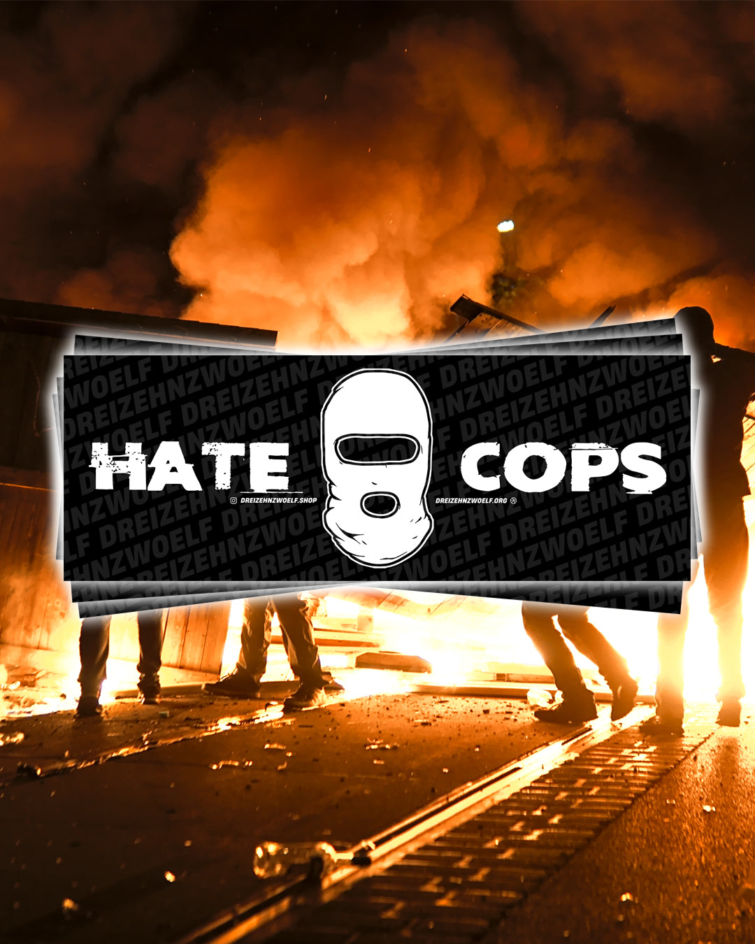 sticker "hate cops"