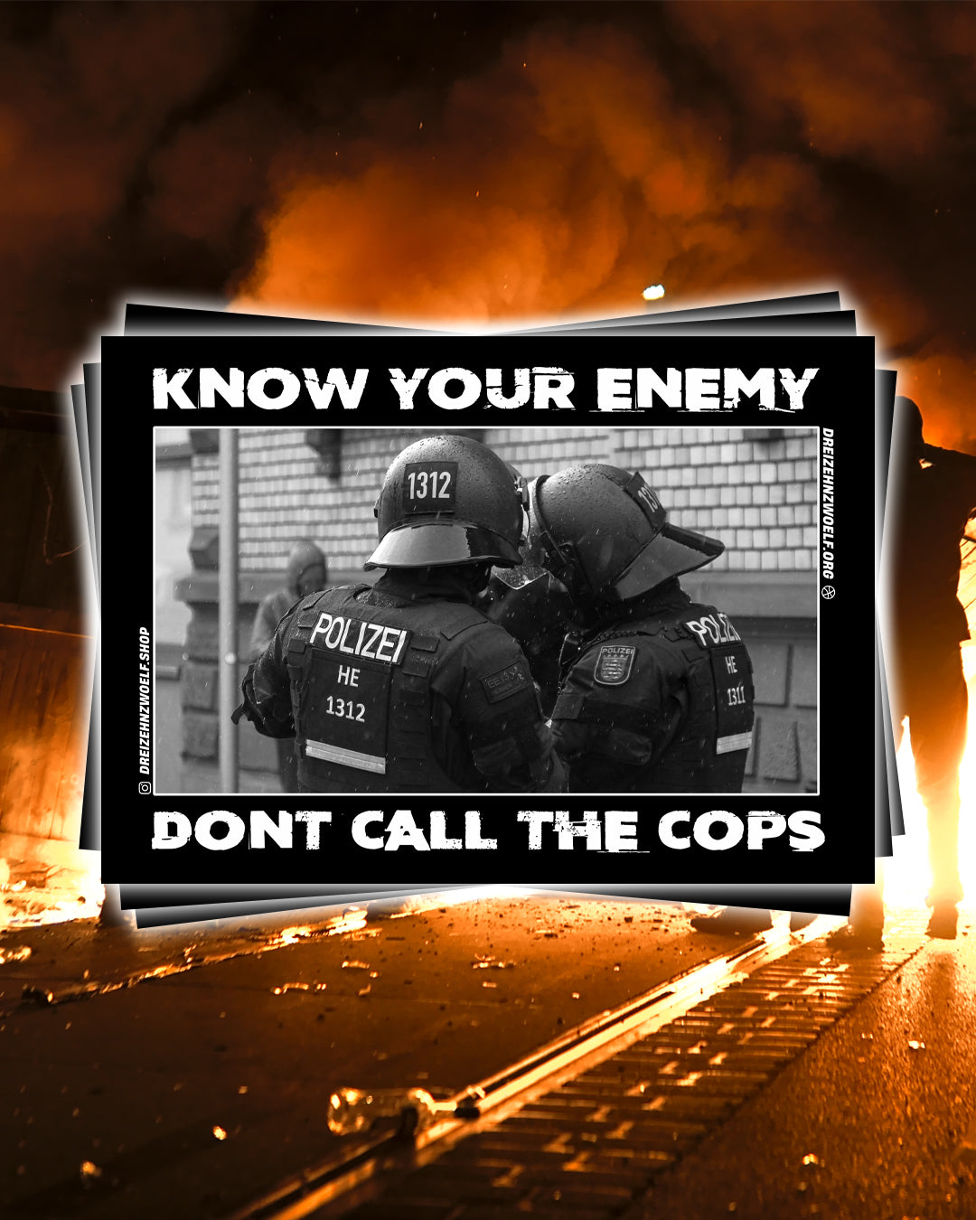 sticker "know your enemy"