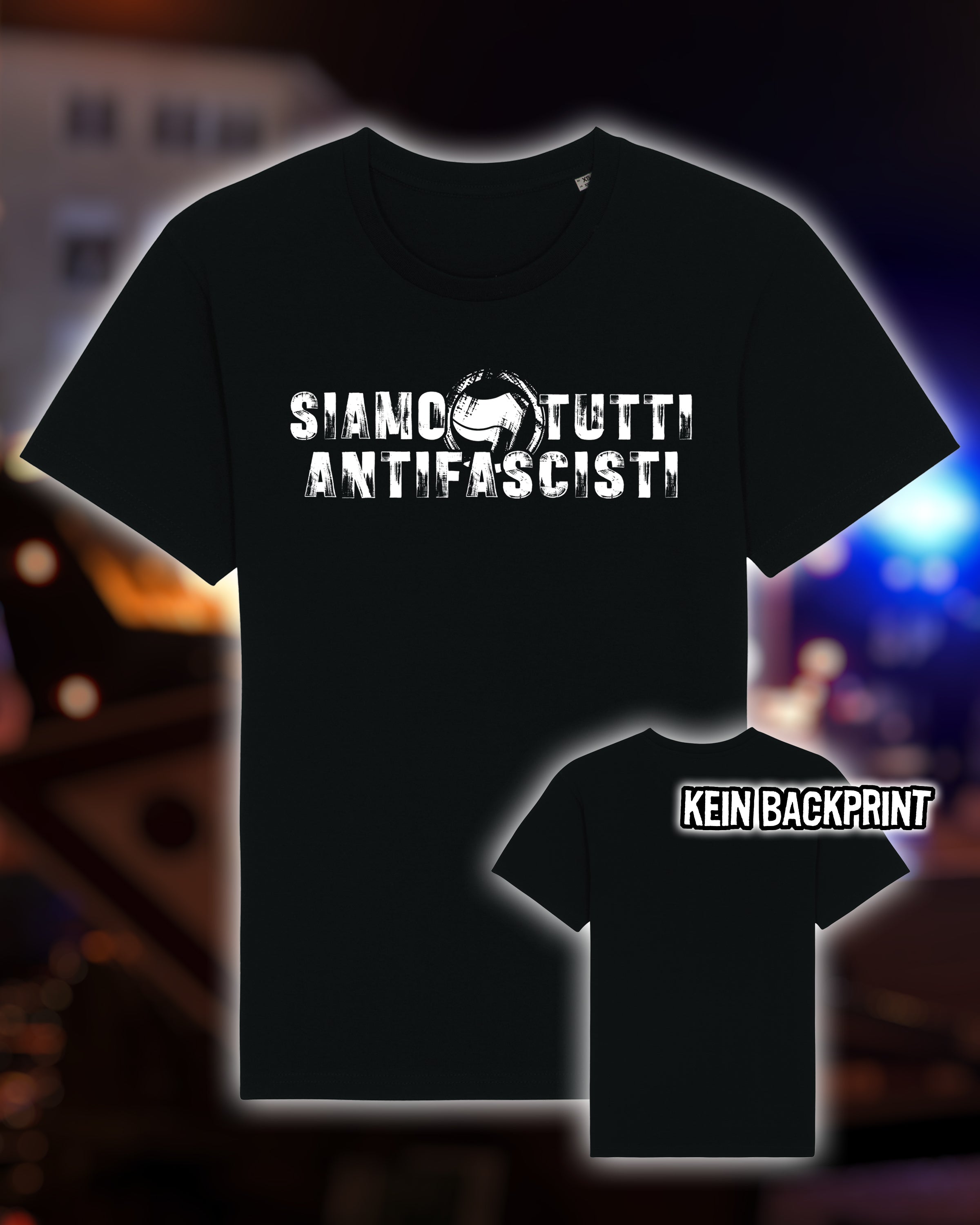 unisex Shirt „siamo tutti antifascisti"