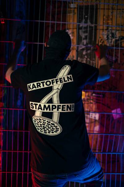 Shirt &quot;Kartoffelstampfer&quot; - black unisex S