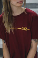 Shirt &quot;1312&quot; - burgundy unisex L