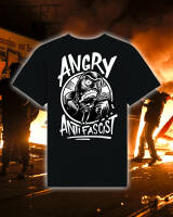 Shirt &quot;Angry Antifascist&quot; - black unisex S