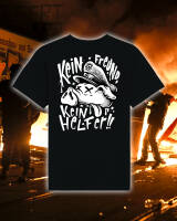 Shirt &quot;Kein Freund - Kein Helfer&quot; - black unisex XL
