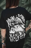 Shirt &quot;Kein Freund - Kein Helfer&quot; - black unisex 3XL