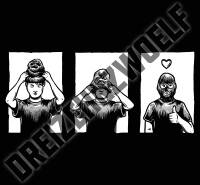 Shirt "Balaclava" - black unisex 2XL