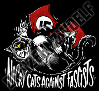 Sweater &quot;Angry Cats Against Fascists unisex 5XL