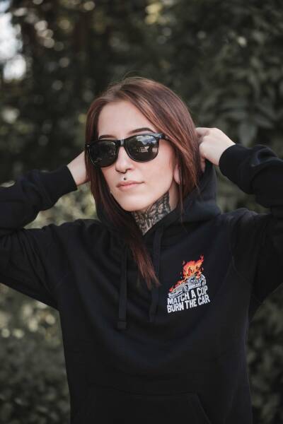 Hoodie &quot;Match A Cop&quot; unisex 3XL