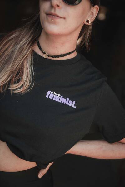 Shirt &quot;angry feminist.&quot; unisex 3XL