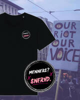 Shirt &quot;Menners? SNERVD!&quot; unisex S
