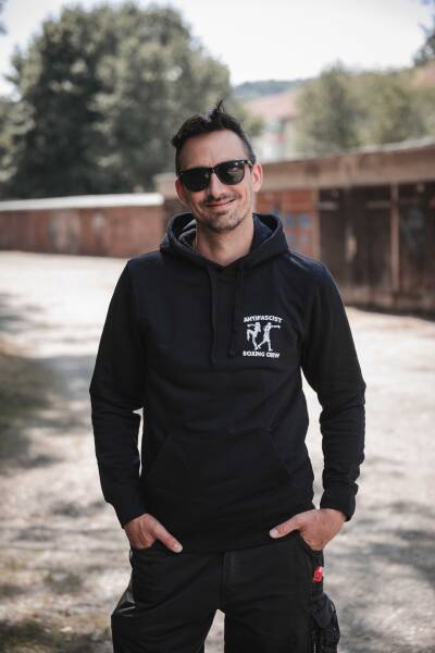 Hoodie "AFA Boxing Crew" unisex L